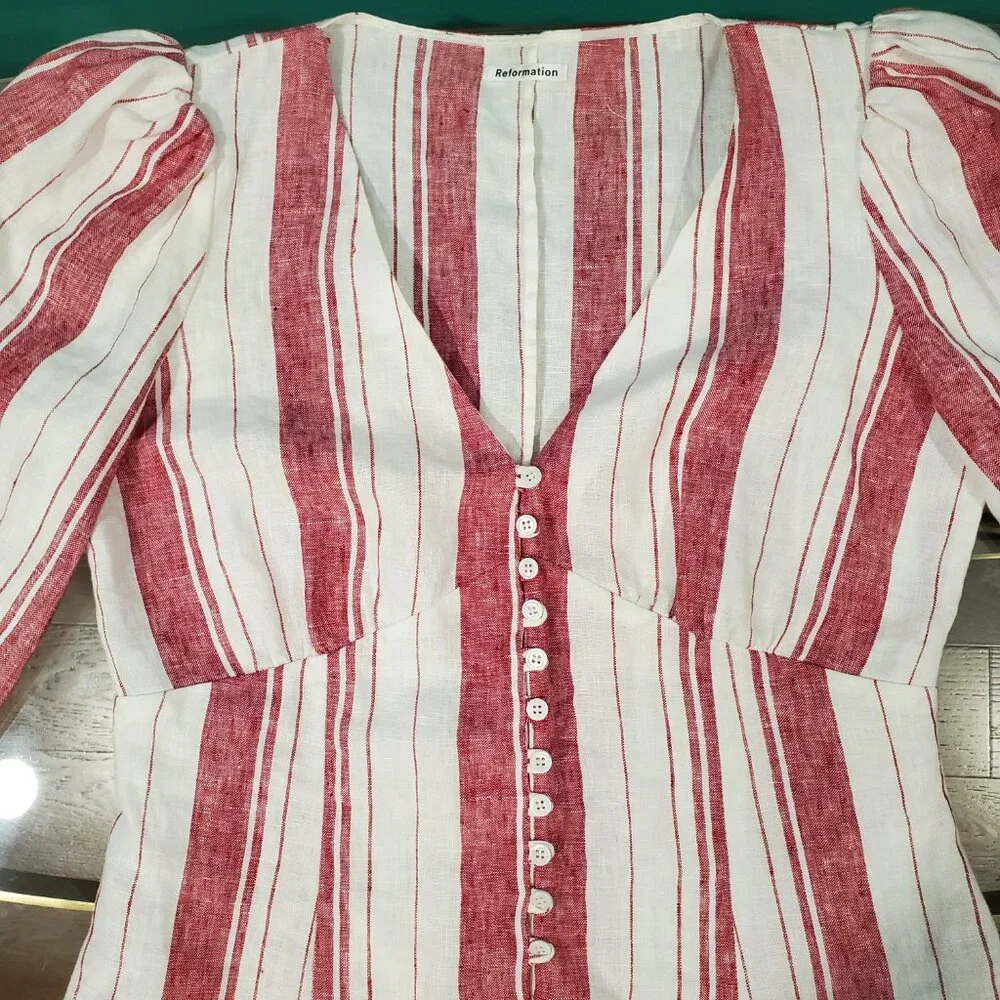 Reformation puff sleeves